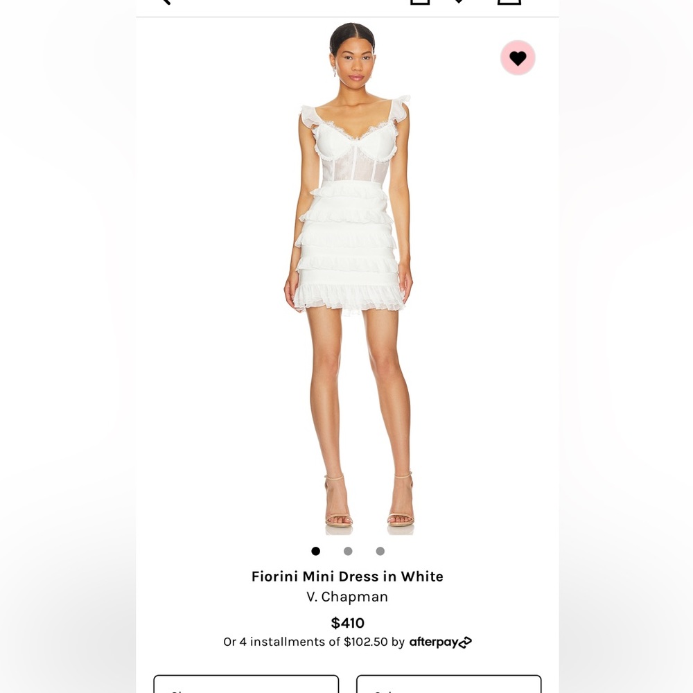 V Chapman fiorini mini dress